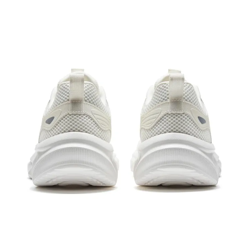 XTEP Cushioned Slip Resistant Low Top Running Shoes Men's White Blue-4