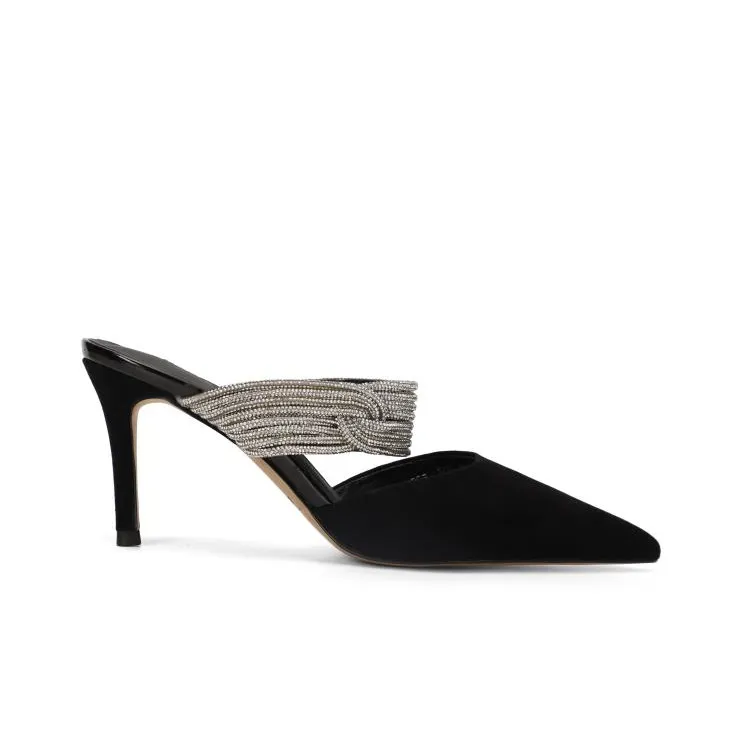 WUDASHU Stylish Sandal 7cm Women's Black-1