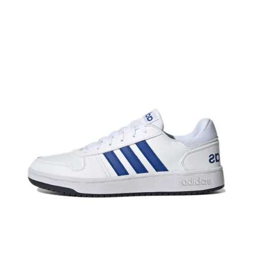 Adidas Neo Hoops 2.0 Basketball Shoes Unisex Low-Top White/Blue