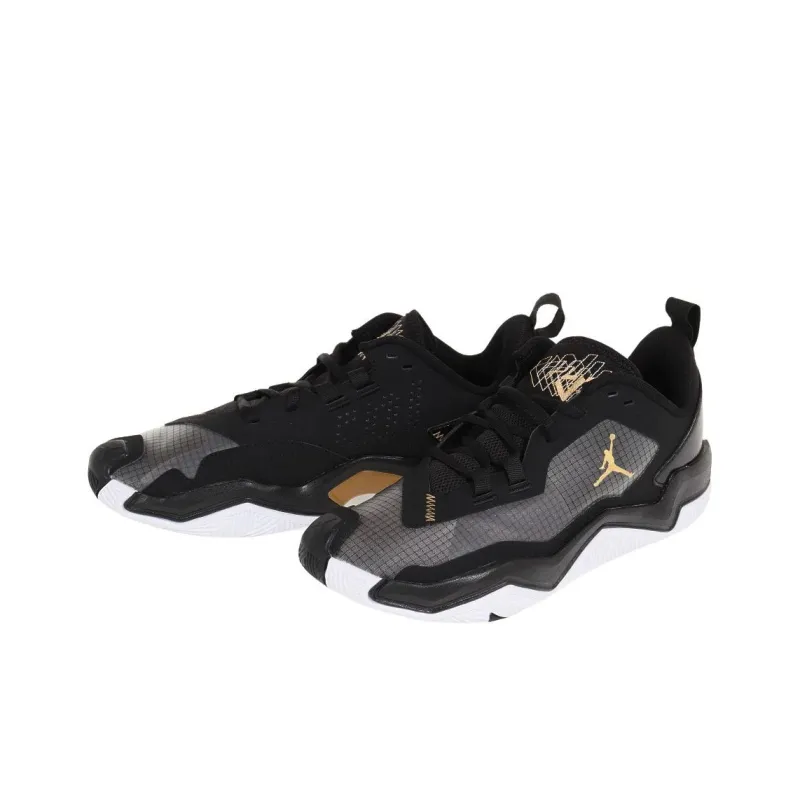 Air Jordan Westbrook One Take 4 'Black White Metallic Gold'-2