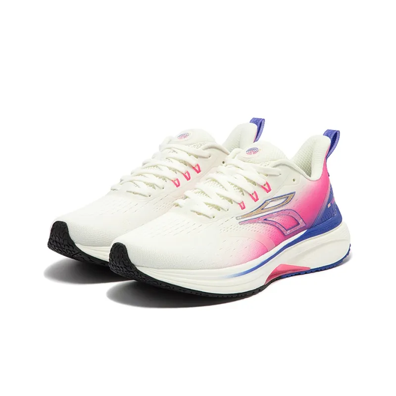 361° Titan Lite Wear Resistant Slip Resistant Low Top Running Shoes Men's Pink White-2
