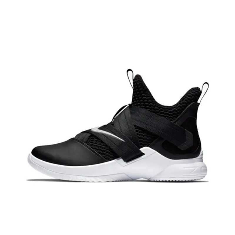 Nike LeBron Soldier 12 Tb Black White Silver-0