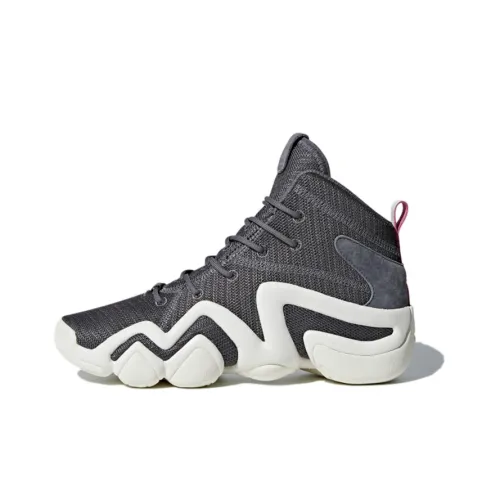 Adidas Originals Crazy 8 Basketball Shoes Women's Mid-Top Gray/White