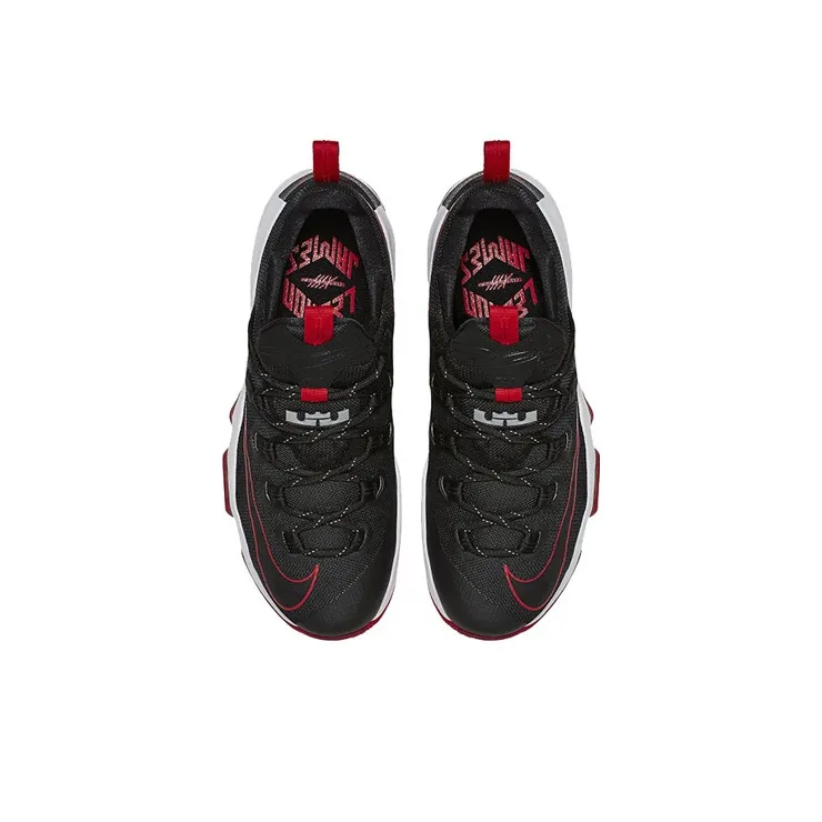 Nike LeBron 13 Low Black Red-3