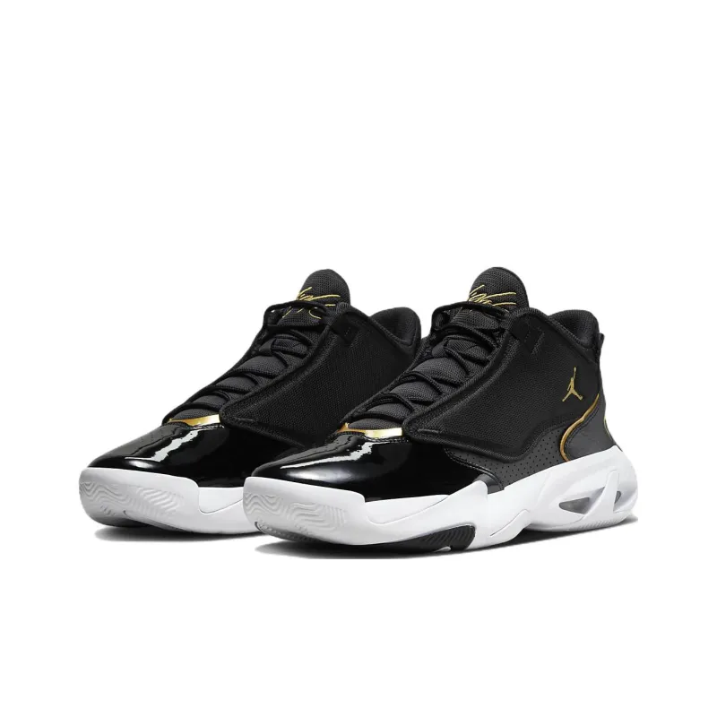 Jordan Max Aura 4 Black Gold-2