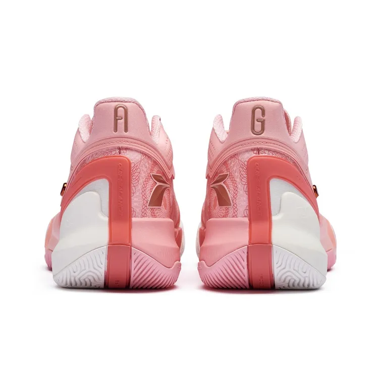 361° AG3 Aaron Gordon 3 Cushioning Anti-Slip And Wear-Resistant Mid-Top Performance Basketball Shoes Men's Grapefruit-4