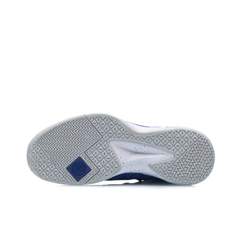 LiNing Blockade Slip Resistant Cushioning High Top Basketball Shoes Men's Storm Blue-3