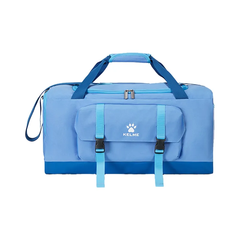 KELME Polyester Travel Bag Tubas Unisex Black/Gray/Light Blue-10