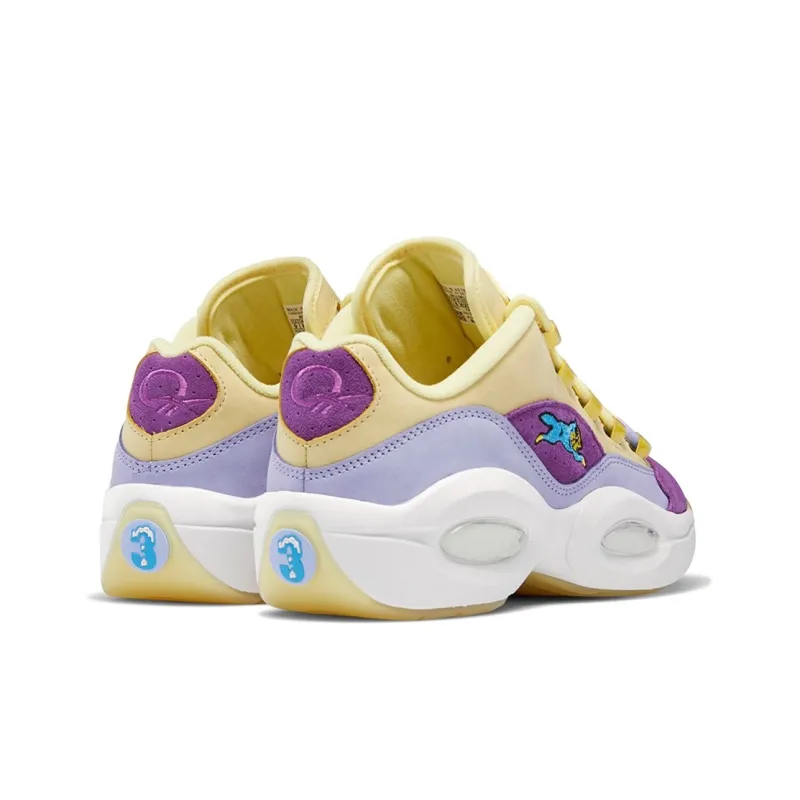 Reebok Question Low Bbc Ice Cream Running Dog Yellow Purple-3