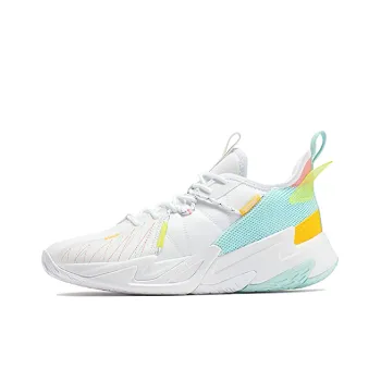 361° Shadow Blade 2 Basketball Shoes Men Low Top 361 Degrees White/Ice Clear/Yellow/Pink
