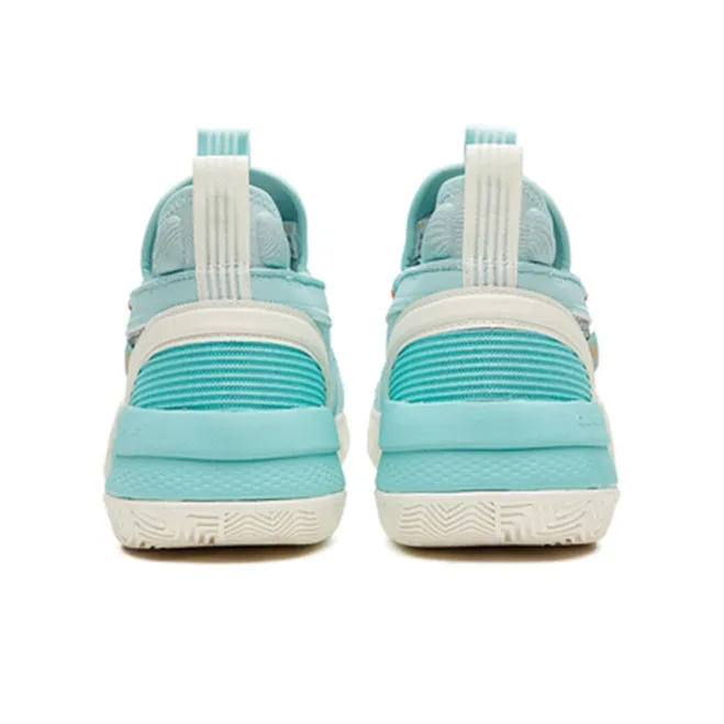 361° Burning War Cushioning Rebound Mid-Top Basketball Shoes Men's Green Turquoise-2
