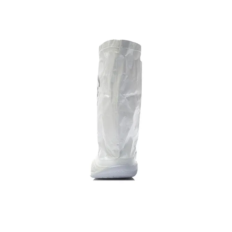 LiNing WOW 9 Infinity Cushioned Slip Resistant Abrasion Resistant High Top Basketball Shoes Men's White-1