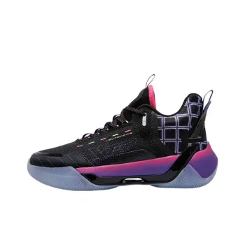 XTEP Levitation 6 Basketball Shoes Men Mid Top Black/Red