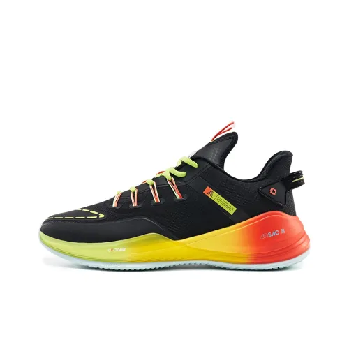 RIGORER Sniper 2 Basketball Shoes Men Low-Top Dark Night Black/Peach Pink