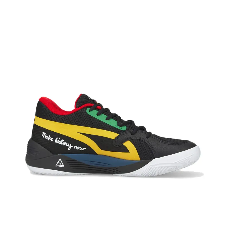PUMA Black Fives X Trc Blaze Court 'Black Saffron'-1