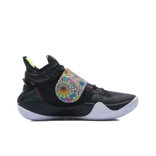 LINING SONIC 9 Basketball Shoes Men Mid-Top Black