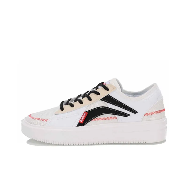 LiNing Badfive The Rebel Low Top Basketball Shoes Women's White Apricot-0