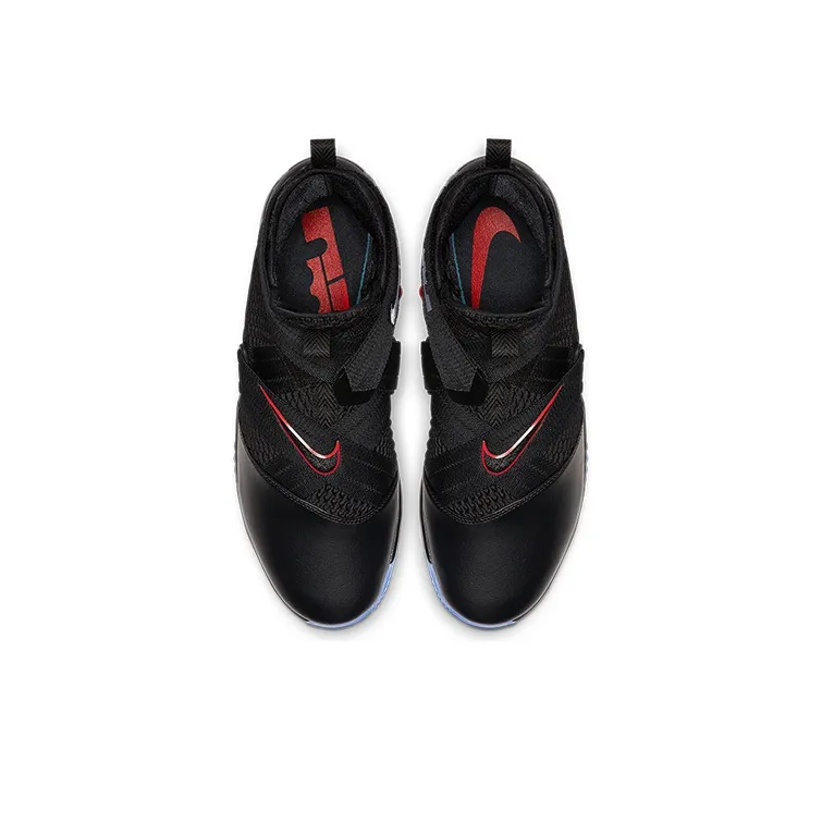 Nike LeBron Soldier 12 FlyEase 4E 'Black University Red'-3