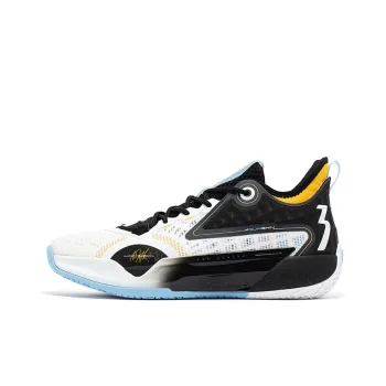 361° Zen 5 Basketball Shoes Men Low Top White