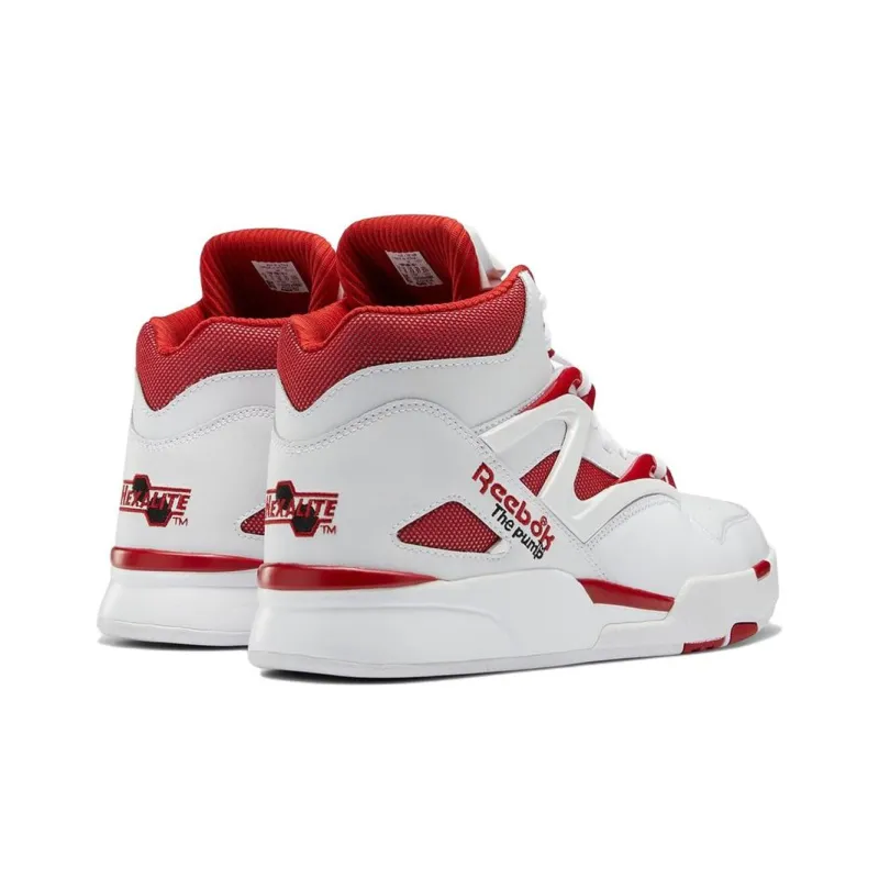 Reebok Pump Omni Zone Ii White Vector Red-3