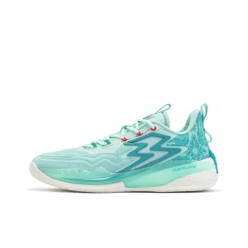 361° Big3 3.0 Pro Basketball Shoes Men Low Top Light Cyan/Glaze Celadon Green