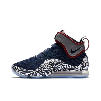 Nike LeBron 17 EP LeBron 4 Cold Blue Graffiti