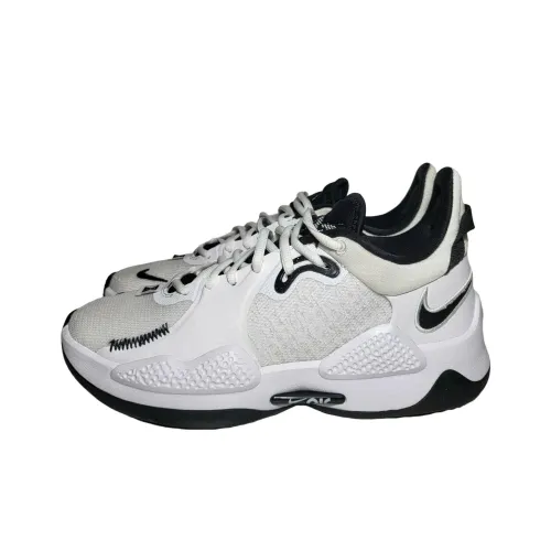 Nike PG 5 Basketball Shoes Men Low-Top White/Black