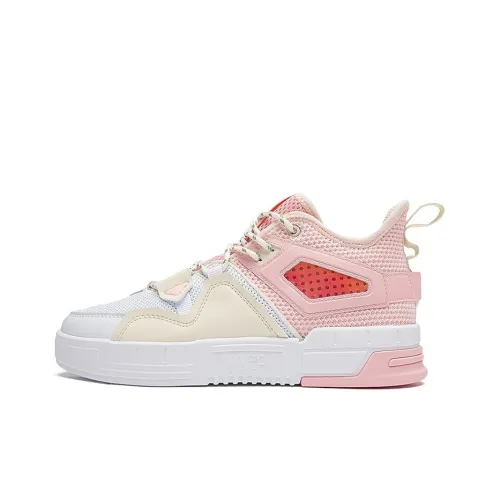 361° NFO Skateboard Shoes Women's Low Top Beige/Pink