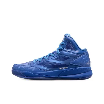 PEAK Non-slip Breathable And Wear-resistant Mid-Top Performance Basketball Shoes Men's Colorful Blue