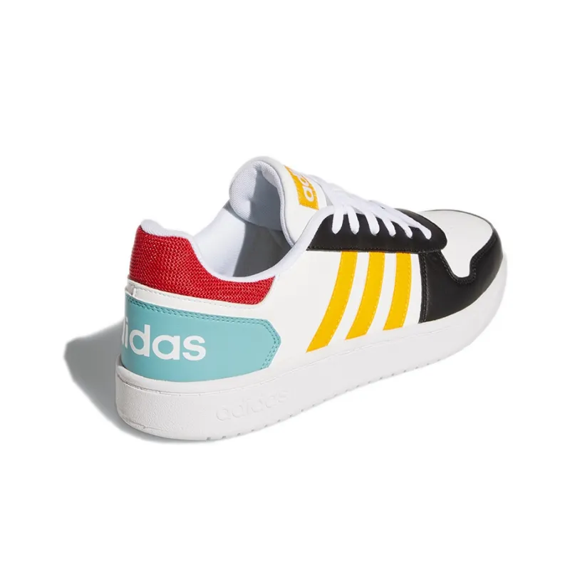 Adidas Neo Hoops 2.0 'White Black Yellow'-4
