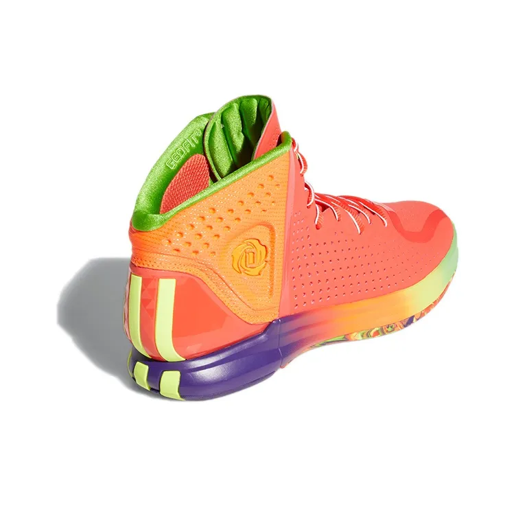 Adidas D Rose 4 Restomod Solar Red Rainbow-3