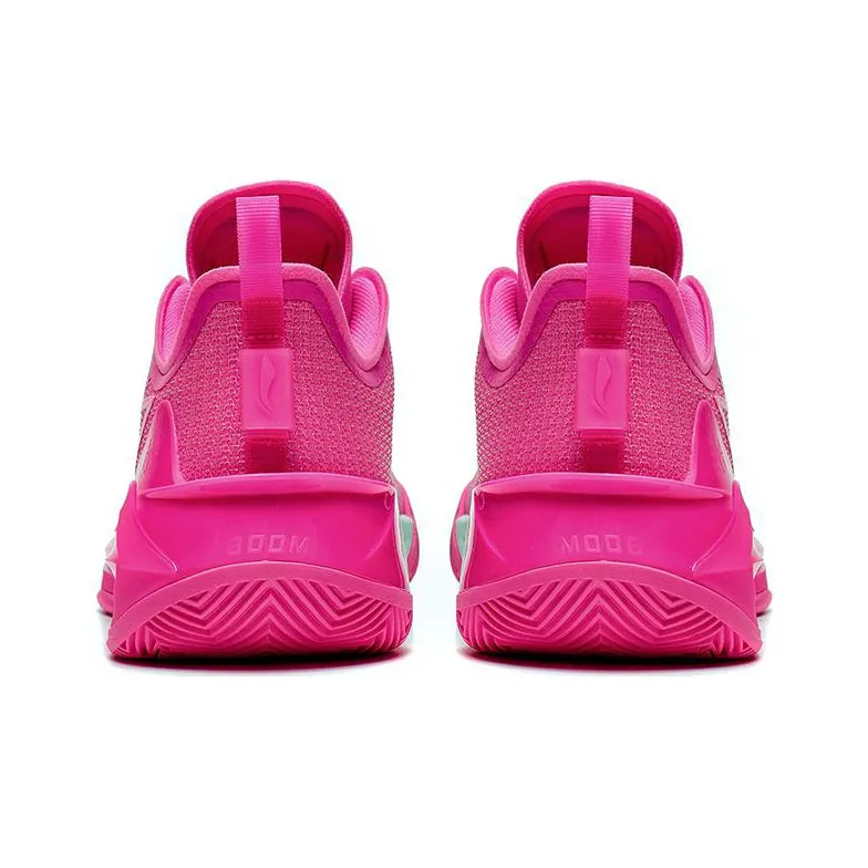 LiNing Liren 3 V2 PINK Durable Breathable Low Top Basketball Shoes Unisex Fluorescent Luminous Pink-3