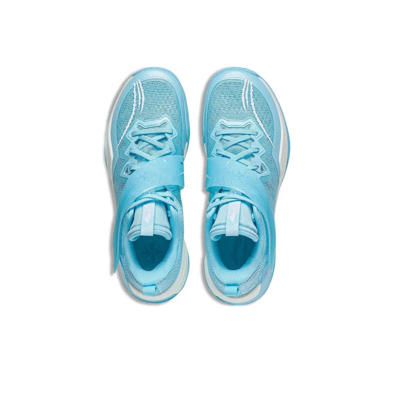 LiNing Liren3 TEAM Cushioning Anti Slip And Wear Resistant Low Top Basketball Shoes Men's Ice Cool Blue-3