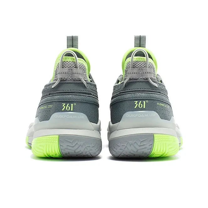 361° Burning Battle 3.0 Basketball Shoes Men Low Top Light Gray-3