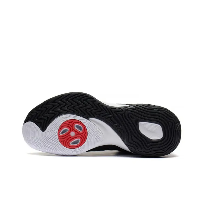 LiNing Cushioning, Slip Resistant, Abrasion Resistant, Coverage, Support Low Top Basketball Shoes Men's Black-4