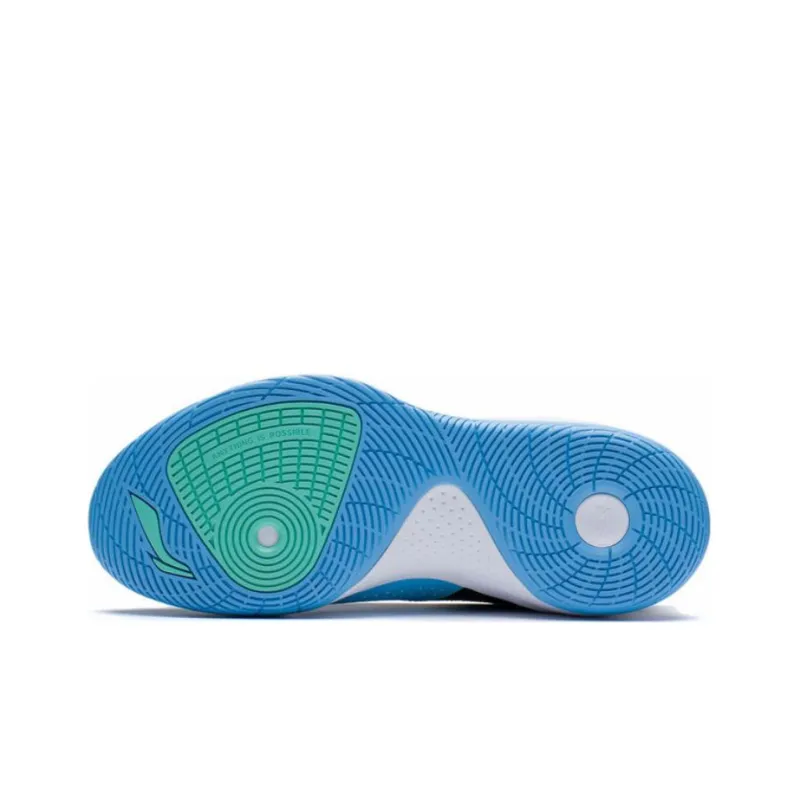 LiNing Magic Cloud Cushioning Anti Slip And Wear Resistant Low Top Basketball Shoes Men's Black Blue-2