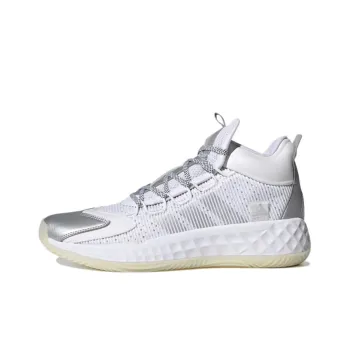 Pro Boost Adidas Mid 'White Silver Metallic'