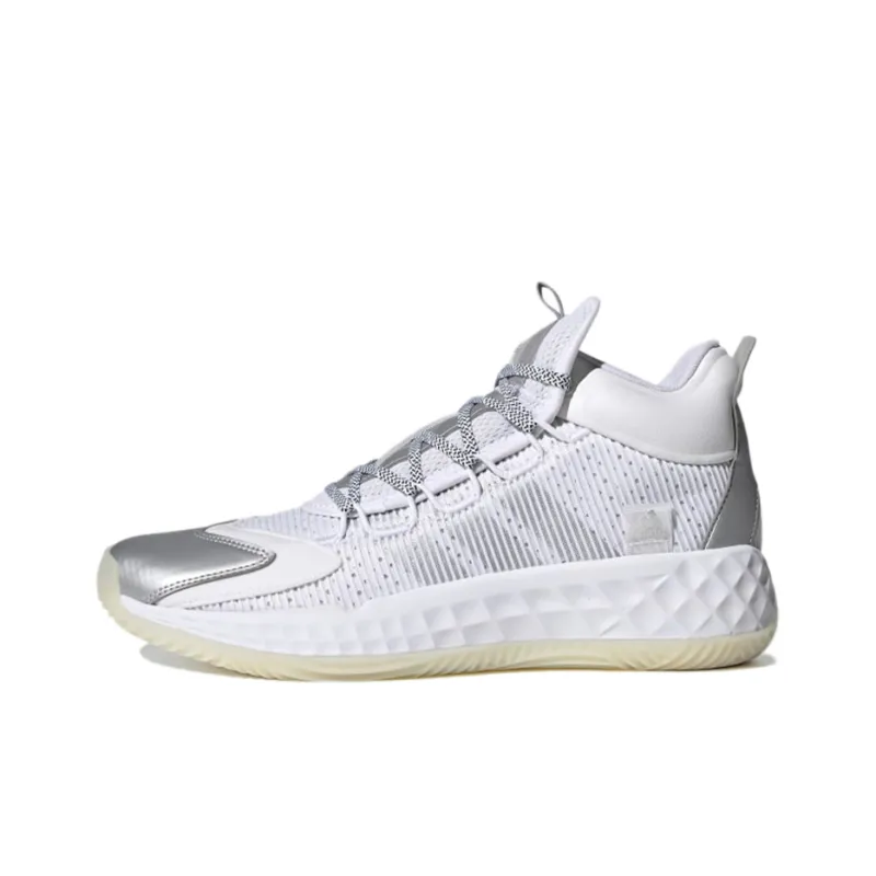 Pro Boost Adidas Mid 'White Silver Metallic'-0