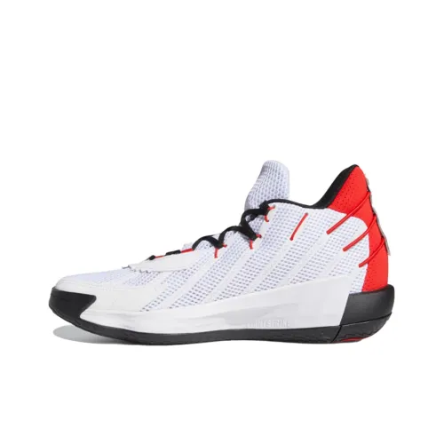 Adidas Dame 7 Rip City Cloud White