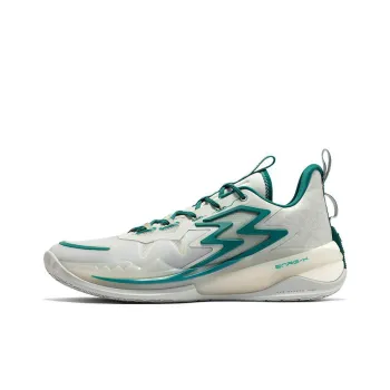 361° Big3 3.0 Cushioning Anti Slip And Wear Resistant Low Top Basketball Shoes Men's White Green