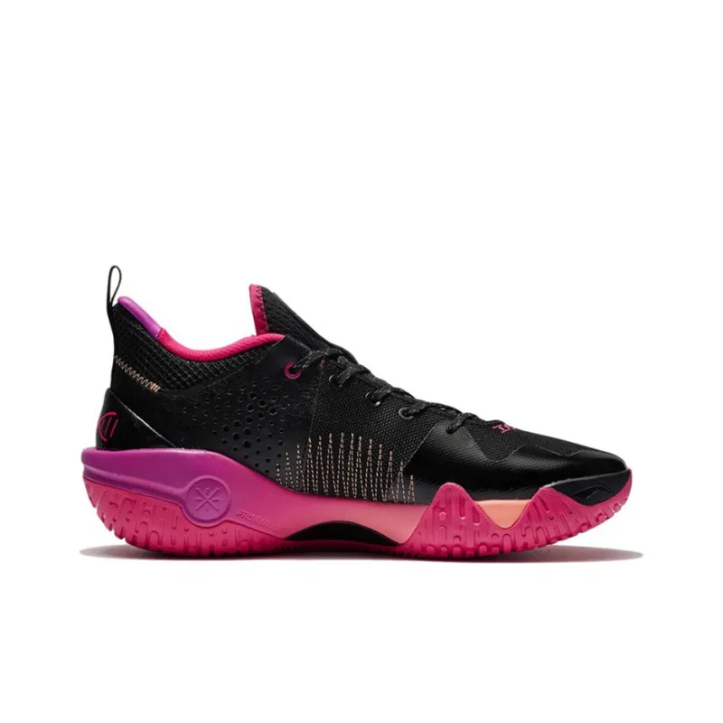 LiNing Cushioning, Slip Resistant, Abrasion Resistant, Coverage, Support Mid Top Basketball Shoes Men's Black-1