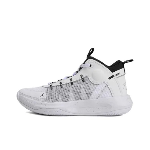 Jordan Jumpman 2020 Basketball Shoes Men Mid-Top White