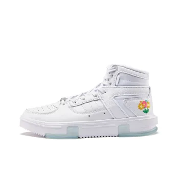 XTEP Jeremy Lin Basketball Shoes Women's High Top White
