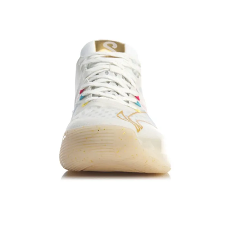 LINING Sound 8 Low Basketball Shoes Men Low-Top Ivory-3