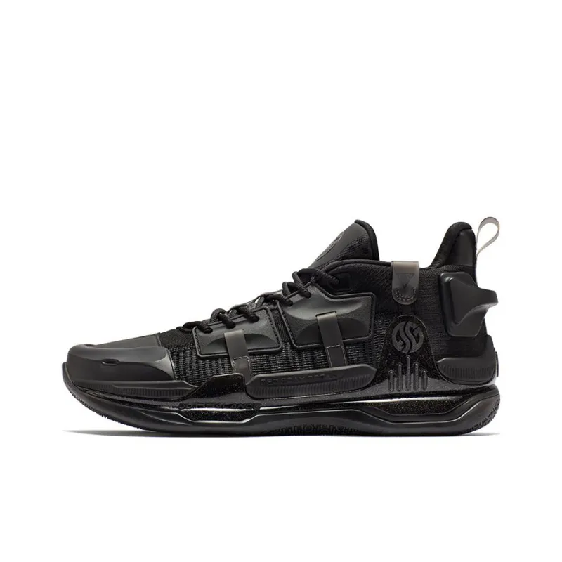 361° RXAG1 Wear Resistant Slip Resistant Low Top Performance Basketball Shoes Men's Black-0