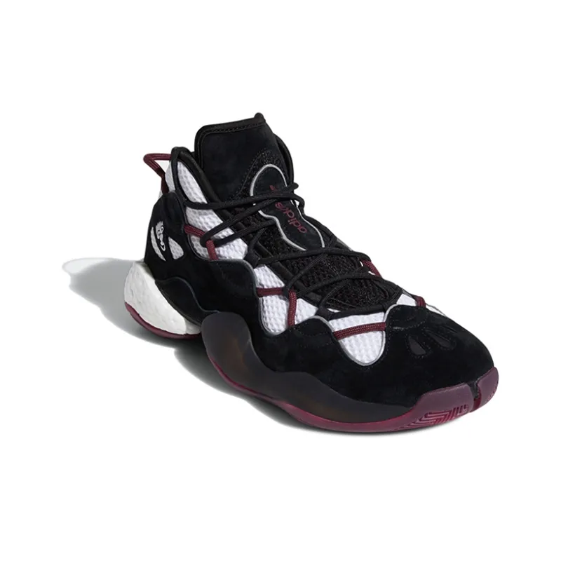 Adidas Crazy Byw 3 Black Maroon-1