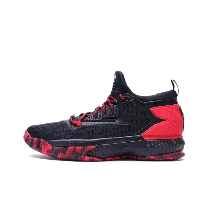 Adidas D Lillard 2 'Black Light Scarlet Cardinal'-0