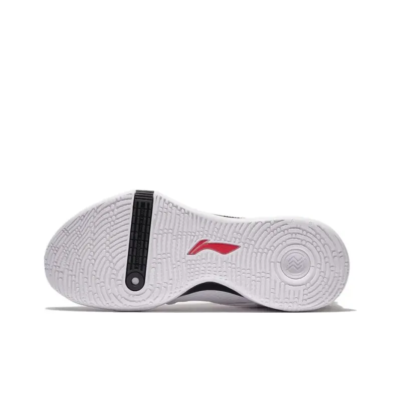 LiNing Speed 8 TD Cushioning Anti-Slip And Wear-Resistant Support Low-Top Basketball Shoes White Black-4