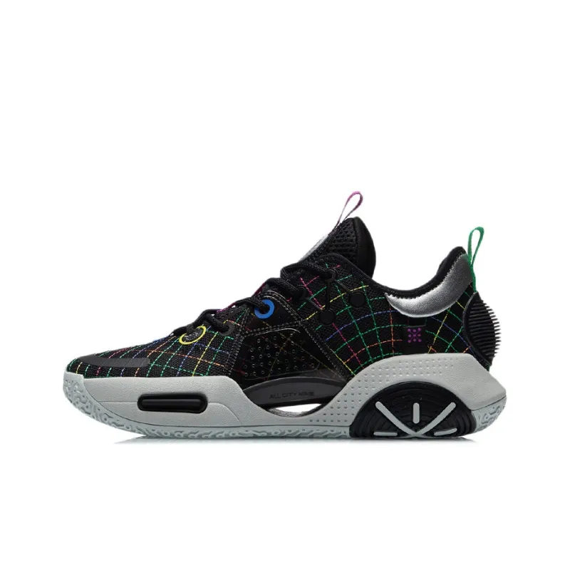 LiNing All City 9 Wade Collection Durable Breathable Low Top Basketball Shoes Men's Black-0