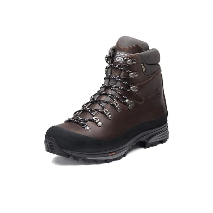 SCARPA Kinesis Anti Slip Wear Resistant High Top Outdoor Shoes Men's Black Red-1